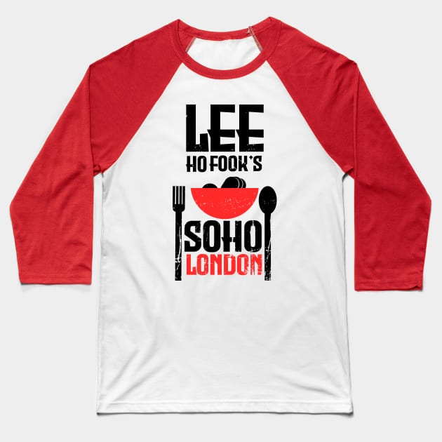 lee ho fook's soho london t-shirt design Baseball T-Shirt by AlfinStudio